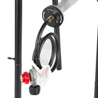 Square Heavy Duty Single Burner Outdoor Stove Propane Gas Cooker with Adjustable 20PSI Regulator
