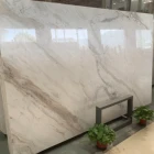 china calacatta amber white marble slab