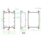 Fabrication prototype mold plastic injection outdoor box plastic electronic enclosure waterproof junction box IP65
