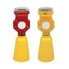solar power led warning light luces de obstruccion solar barricade light