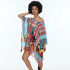 Beach New Digital Printing In Summer 2020 Ethnic Elements Bikini Swimwear Beachwear Beach Walk Covered
