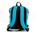 Lining School School Backpack Hot Selling Fashion Blue White 210D Lining Waterproof Pu Leisure School Backpack