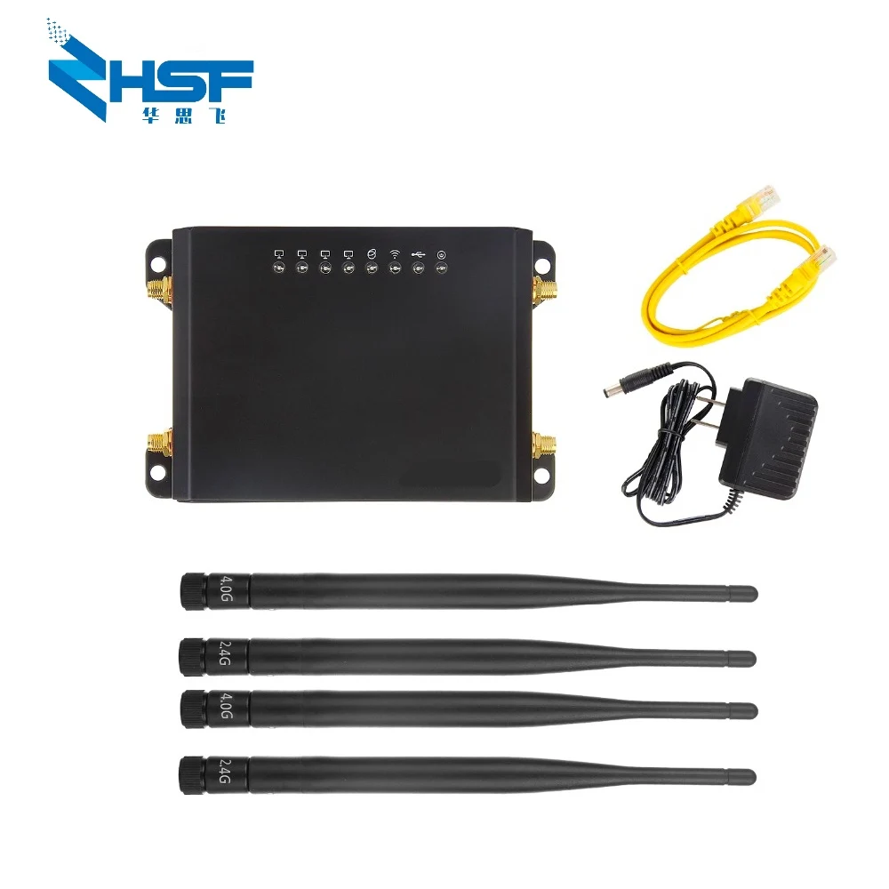 1200Mbps CAT6 OpenWrt Lte Wifi Router Removable 5dBi Antennas