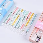 Fountain Pen Set Gift Box 12 Constellation Glass Dip Pen Writing Gold Powder Ink Pen