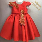 Little Baby Kid Retro Gown Dress Set For Kid