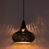 Silvi European Lights Pierced Star Lamp Pierced Black Iron Chandelier Lighting Industrial Pendant Light