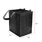 Custom 100% biodegradable Eco friendly PLA Non Woven Bag RPET Non Woven Fabric Shopping Bag