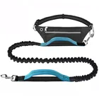 Amazon Top Seller Hands Free Nylon Dog Leash Smart Dog Lead Dog Jogging Leash With Waste Bag Collector
