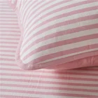 Wholesale pink and white stripe bedding duvet cover bedding duvet