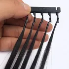 New Arrival Cuticle Aligned 6D Hair Extension Double Drawn Remy Human Hair Extensions With 6D Hair Machine