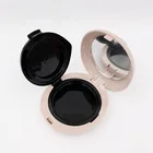 New Design Glossy Pink ABS Cosmetic Pressed Packaging Box Compact Face Powder Case