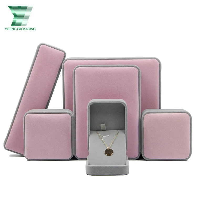 high quality jewelry box set plastic jewelry packaging in stock