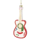 Holiday Decoration Ornament Handmade Vintage Guitar Christmas Ornament For Holiday Xmas Tree Decoration