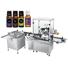 Essential Oil Vial Bottle Filler Automatic Filling Capping Machine Line