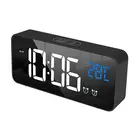 LED desk & table digital & analog-digital clocks mirror alarm clock for Home or Office