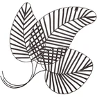 Leaf Metal Decor Vintage Brown Leaf Design Metal Wall Hanging Decor For Living Room