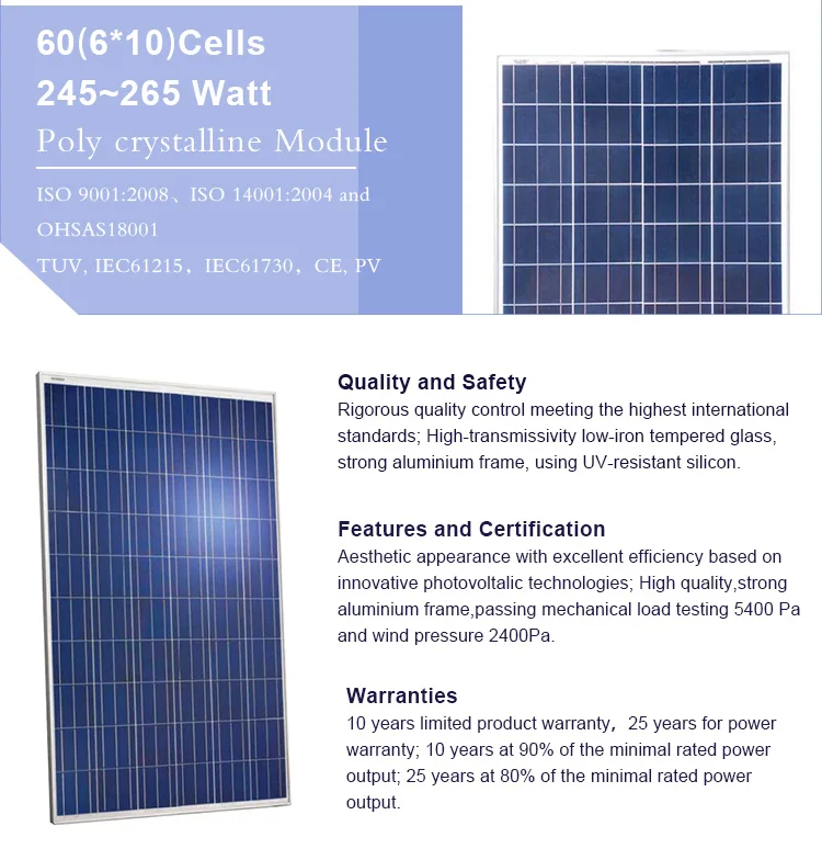 Xindun Paneles_solares 245W 250W 255W Solar Panel Making Machine 260W 265W Panel Solar 1000w