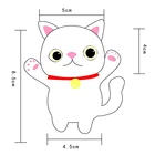 Innovative Brooches DIY Gift Needle Felting Kit Supplies Felt Cat Animals Handmade Craft Set