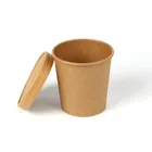 Packaging paper bowls pla filmed paper bowl paper cup soup
