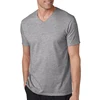 Wholesale Men's 100% Cotton Customized Design Logo Print Streetwear Tshirts Blank V-Neck T-Shirts