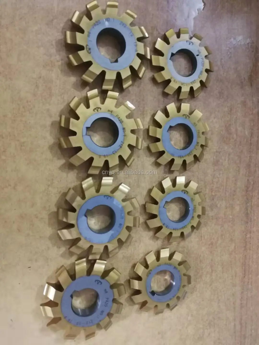 Hss Dp20 Involute Milling Gear Cutter With Pressure Angle 14.5 Degree