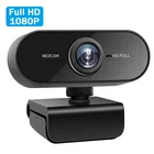 Portable free driver mini usb 2.0 hd webcam 1080p web cam camera with microphone pc laptop