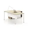 Latest design luxury office furniture modern high tech L shape desk