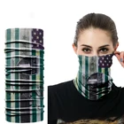 100% Polyester Paisley Design Face Shield Tube Bandana Scarf