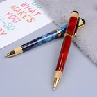 OEM engraving plastic ball pen signature ballpoint pen of the black/blue ink