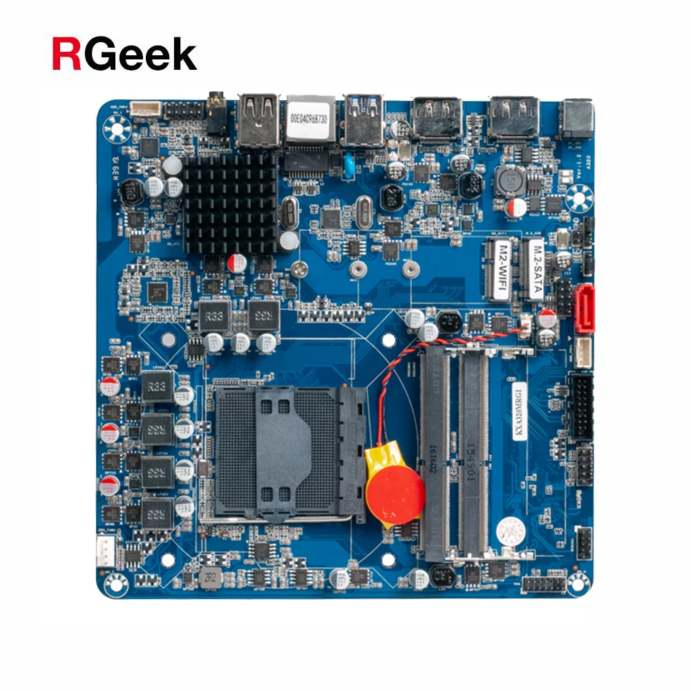 rgeek amd mini itx motherboard a320 am4 thin itx