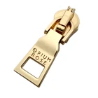 Zipper Silver Zipper Pull Stylish Make Letters Design Handbag Silvered Zipper Pull For Sportswear