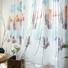 Curtains Blackout Curtains Professional Window Decorative Orange Blackout Gauze Curtains