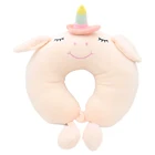 Pretty Soft Plush Toy Unicorn U Shape Travel For Kids Unicorn Neck Pillow