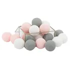 Decoration Light Decorative Lights Factory Direct Hot Sale Holiday Room Decoration Cotton Ball Led Light String