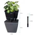 Pot Garden 2020 Hot Selling Planter GreenSun Self Watering Planter Plant Pot Cheap Plastic Flower Pot For Home And Garden