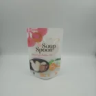 China manufacturer print sauce plastic bag nylon stand up soup packing pouch with zipper