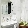 Bathroom design white wall tile 20x20 ceramic
