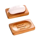Good Accessory Durable Bathroom Soap Holder Bamboo Dish Soap