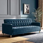 2019 2 Seater Wooden Set Designs Home Bed Mechanism Chesterfield Classic Design Fabric Foldable Furniture Velvet Sofa