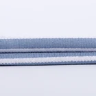 45% Linen 39% Rayon 13% Cotton 3% Spandex Soft Yarn Dyed Knitted Jacquard Feeder Stripe Fabric for Garment Trousers T-Shirt