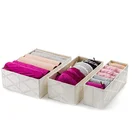 agendas 2020 organizadores Closet Underwear Organizer Drawer Set of 3 Fabric Storage bins for Men Women and Baby