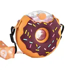 High Quality 350ml Orange Donut Reusable Sipper Water Bottle Kids Bpa Free