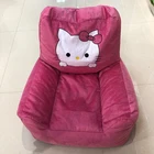 New Pet Products Wholesale Lovely Cartoon Pattern Short Plush and Polyester Oxford Pet Sofa