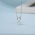 遵守 Oem モアッサナイトネックレス 925 シルバーモアッサナイトジュエリー女性ファッションラウンド形の宝石のペンダント