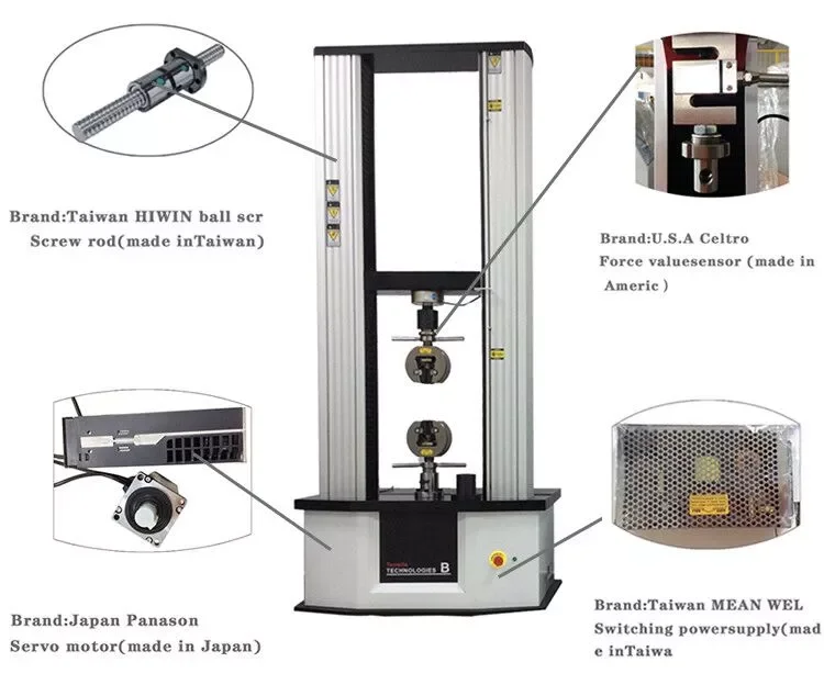 Universal Tensile Strength Testing Machine with good price for Metal