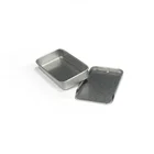 Low Moq Slide Metal Tin Box Small Slid Tin Case Mint Empty Sliding Solid Perfume Tin Box For Lip Balm Packing