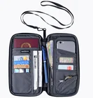 Wallet Fashion Polyester Custom Passport Wallet Travel Ticket Holder Zipper Passport Bag
