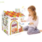 3D house puzzle DIY Doodle Creative Painting toys educational gift for kids New for Christmas wholesale