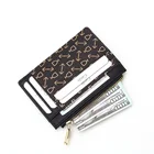 Pu Wallet Custom Logo Zipper Pocket Coin Long Wallet Women