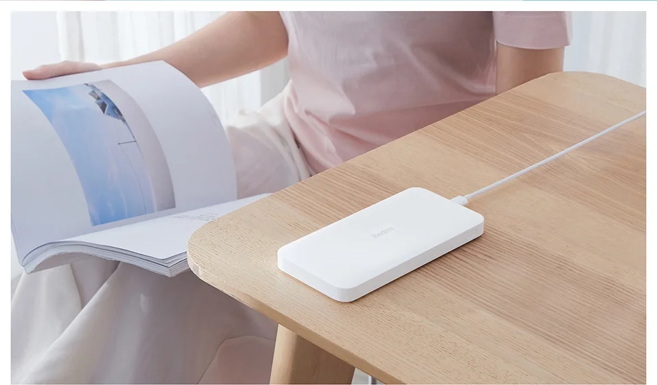 Wholesale Original Xiaomi Redmi 10000mAh Dual USB Input Output Charger Portable Power Bank